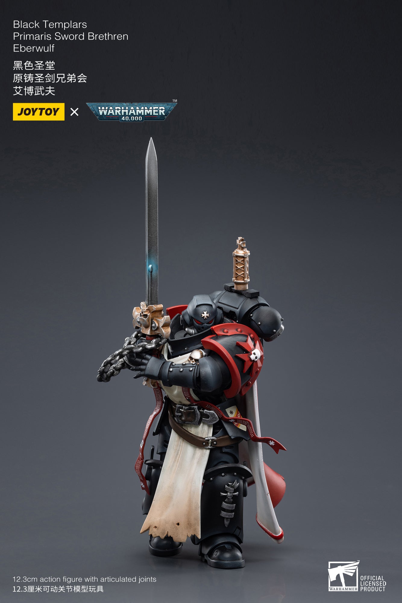 Warhammer 40K Black Templars Primaris Sword Brethren Eberwulf (In Stock)