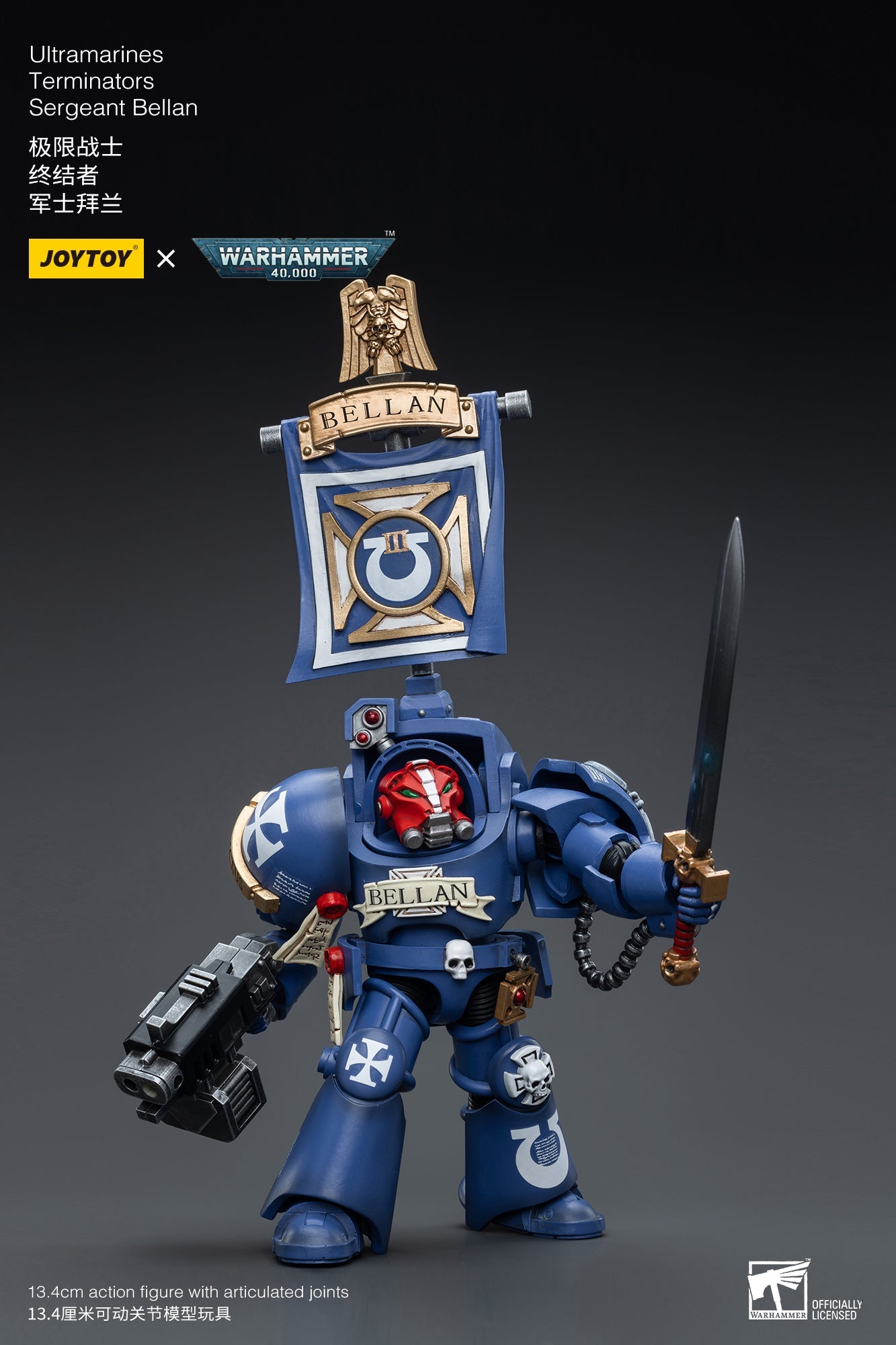 Warhammer 40K Ultramarines Terminators Sergeant Bellan (In Stock)