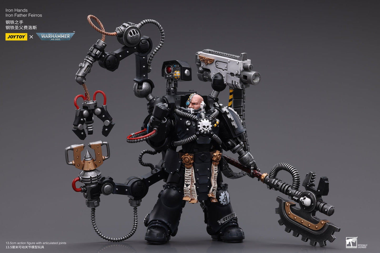 Warhammer 40K Iron Hands lron Father Feirros (In Stock)