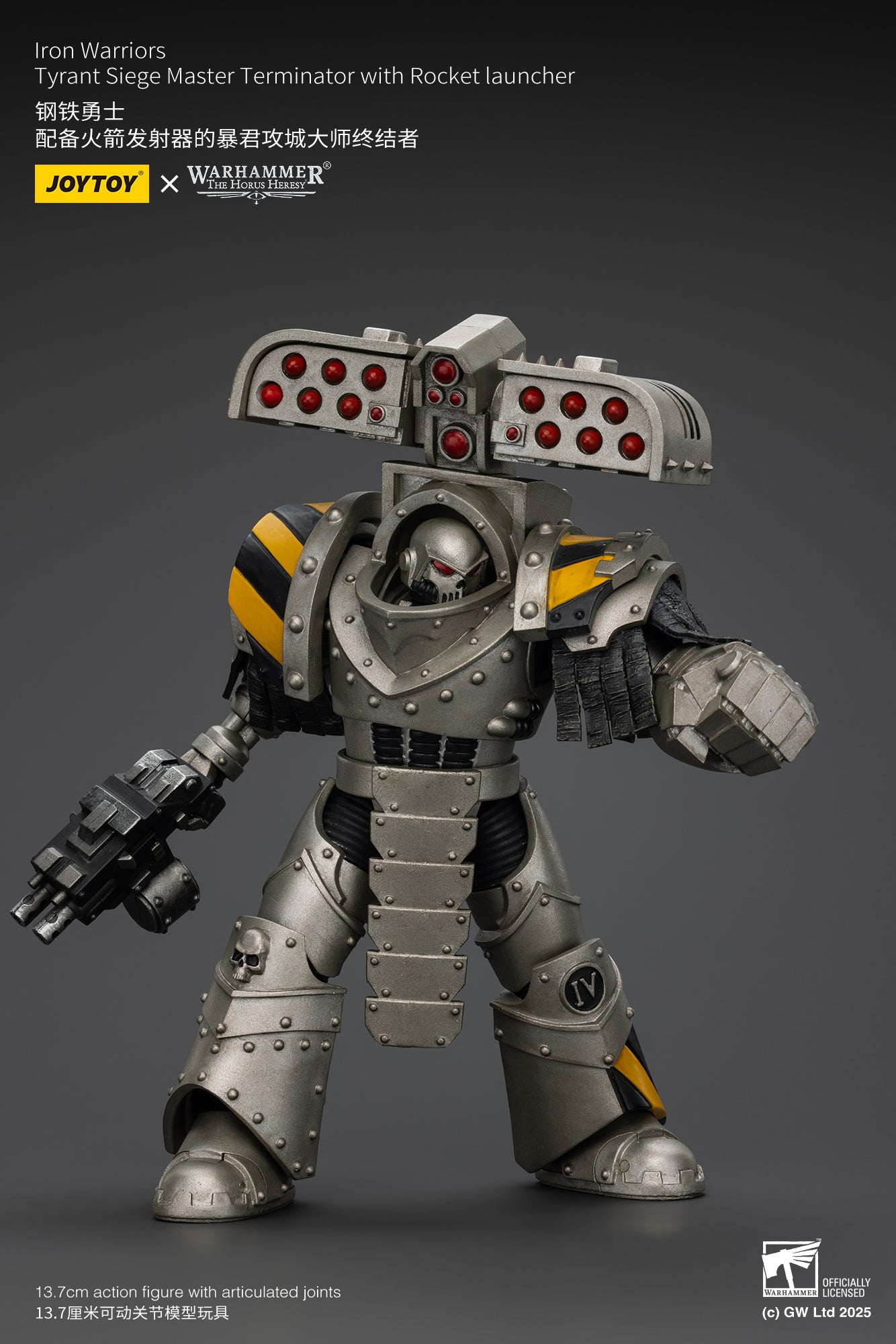 (Pre-Order) Warhammer The Horus Heresy lron Warriors Tyrant Siege Master Terminator with Rocket launcher