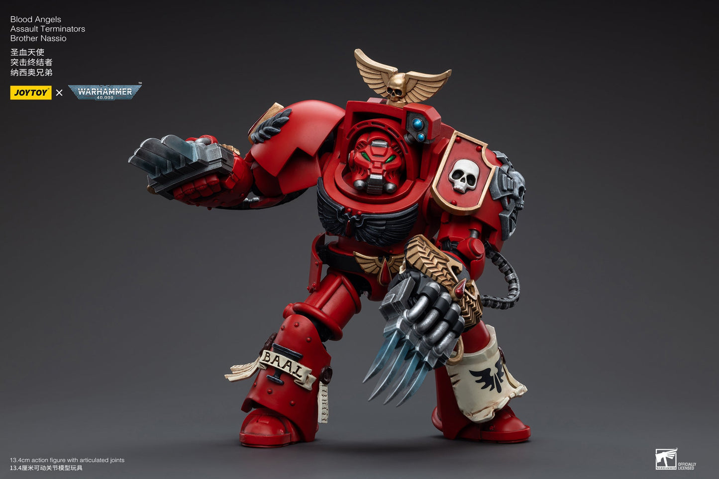 Warhammer 40K Blood Angels Assault Terminators Brother Nassio (In Stock)