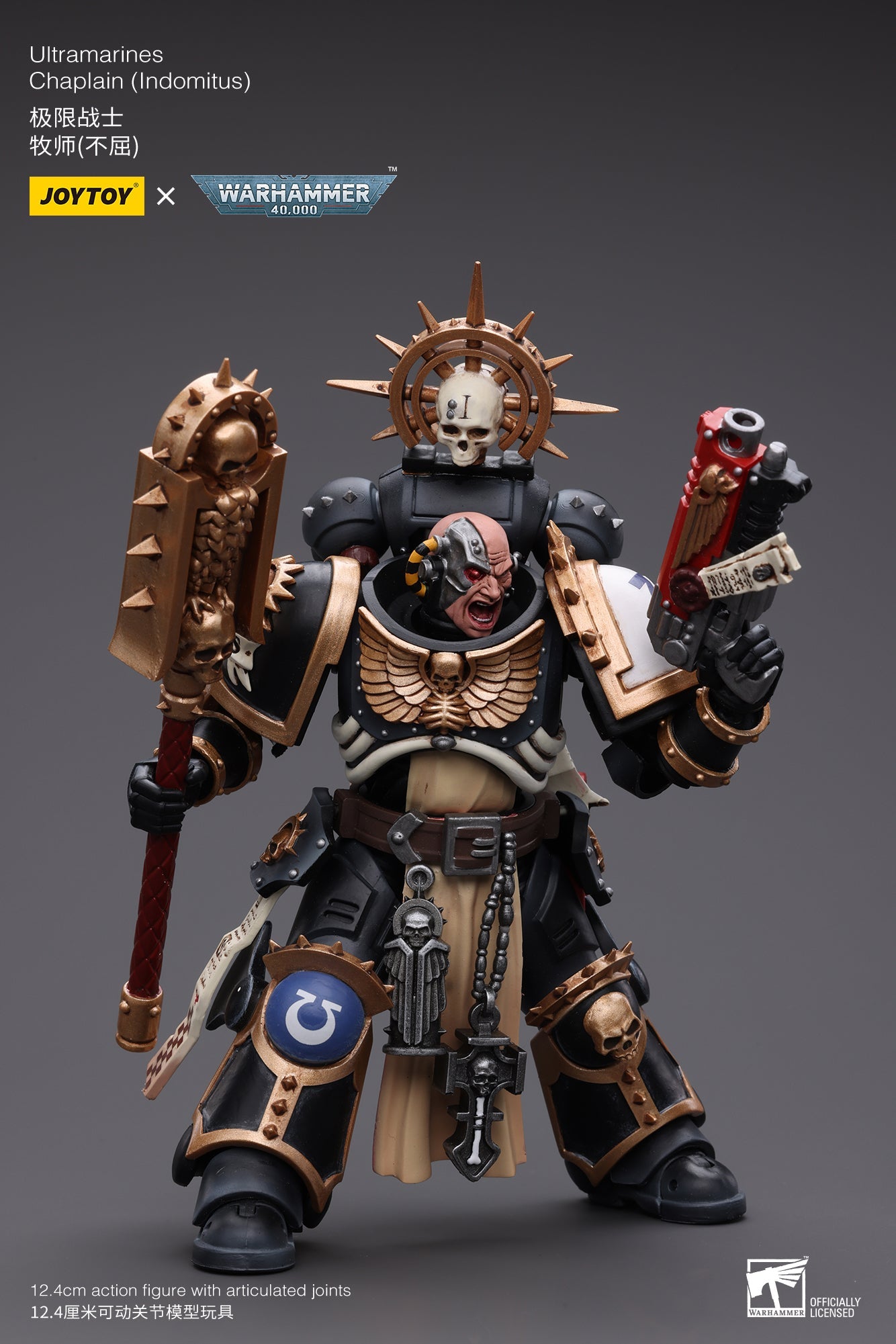 Warhammer 40K Ultramarines Chaplain (Indomitus) (In Stock)