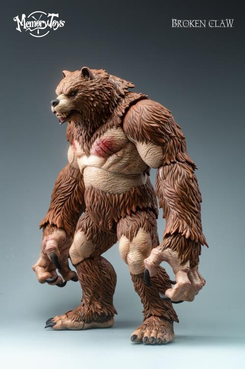 MEMORY TOYS Ancient Warrior Bear Action Figure (With Bonus Armor) (In Stock)
