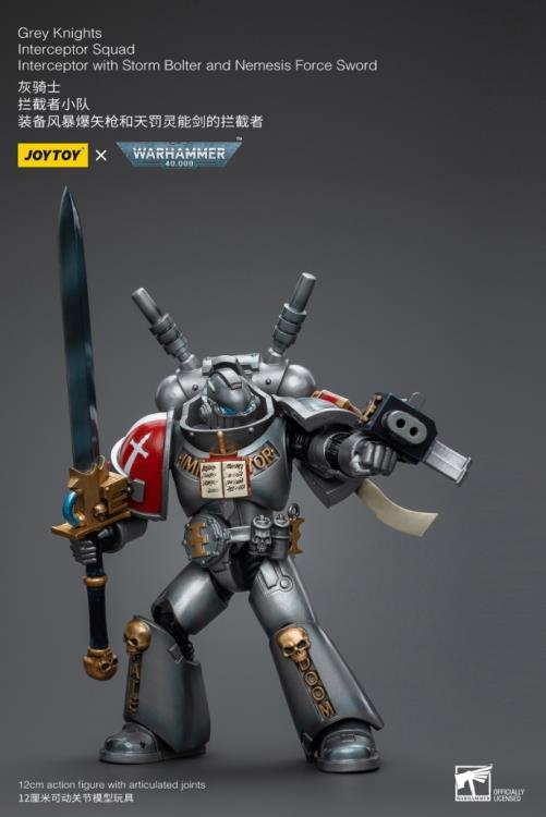 (Pre-Order) Warhammer 40K Grey Knights Interceptor Squad Interceptor with Storm Bolter and Nemesis Force Sword