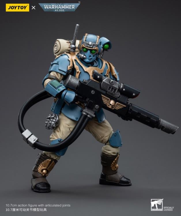 Warhammer 40k Astra Militarum Tempestus Scions Squad 55th Kappic Eagles Tempestus Scion 1 1/18 Scale Figure (In Stock)