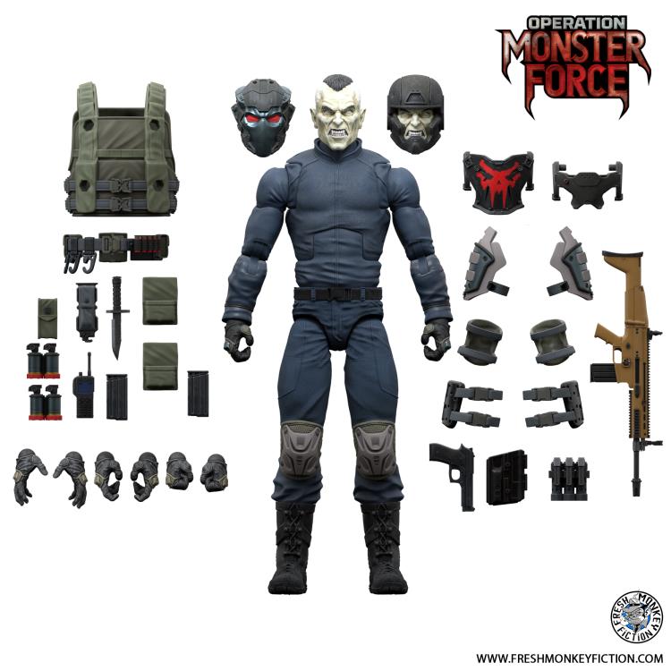(Pre-Order) Operation: Monster Force Delta Red Urban Operations Trooper 1/12 Scale Figure