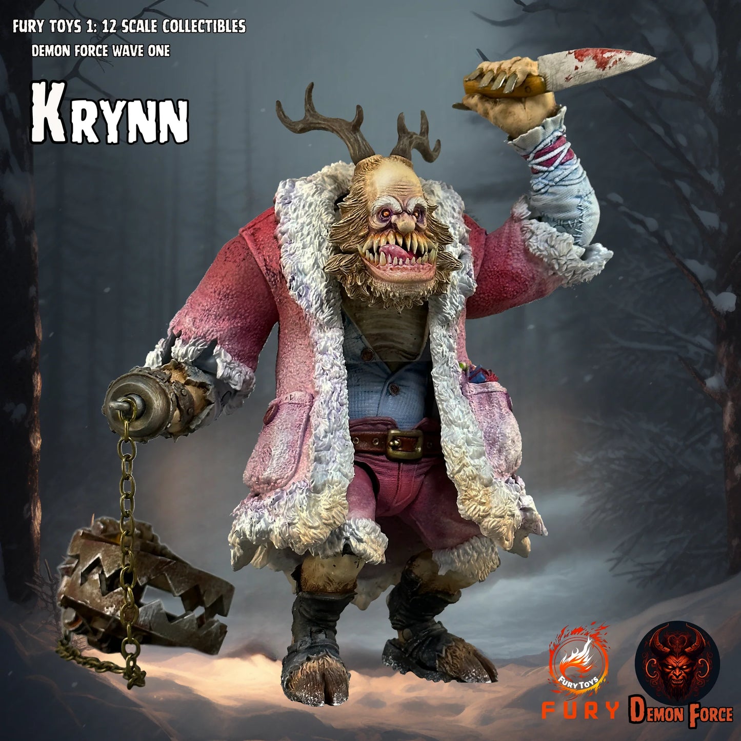 (Pre-Order) Fury toys Demon Force wave 1 1/12 The brother Kraden and Krynn 7 inches action figure