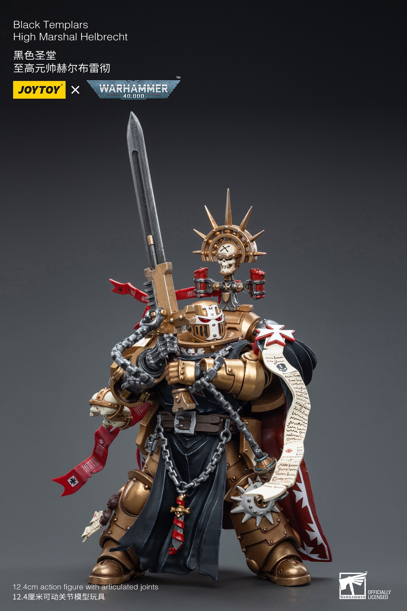 (Pre-Order) Warhammer 40K Black Templars High Marshal Helbrecht