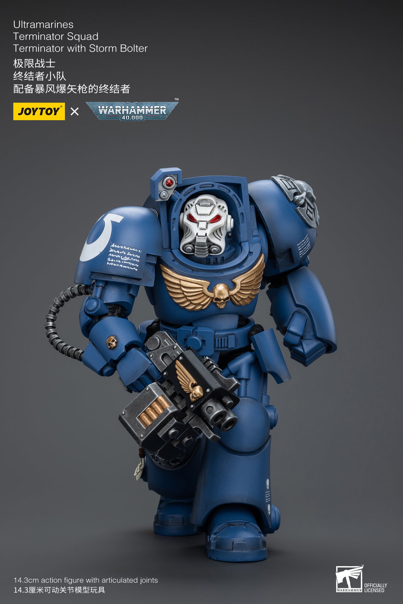 (Pre-Order) Warhammer 40k Ultramarines Terminator Squad Terminator with Storm Bolter