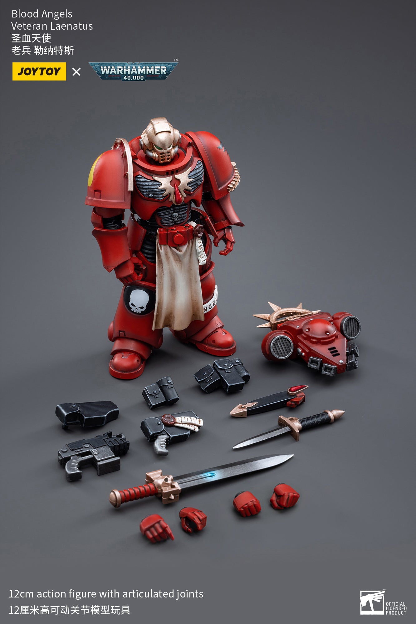 Warhammer 40k Blood Angels Veteran Laenatus (In Stock)