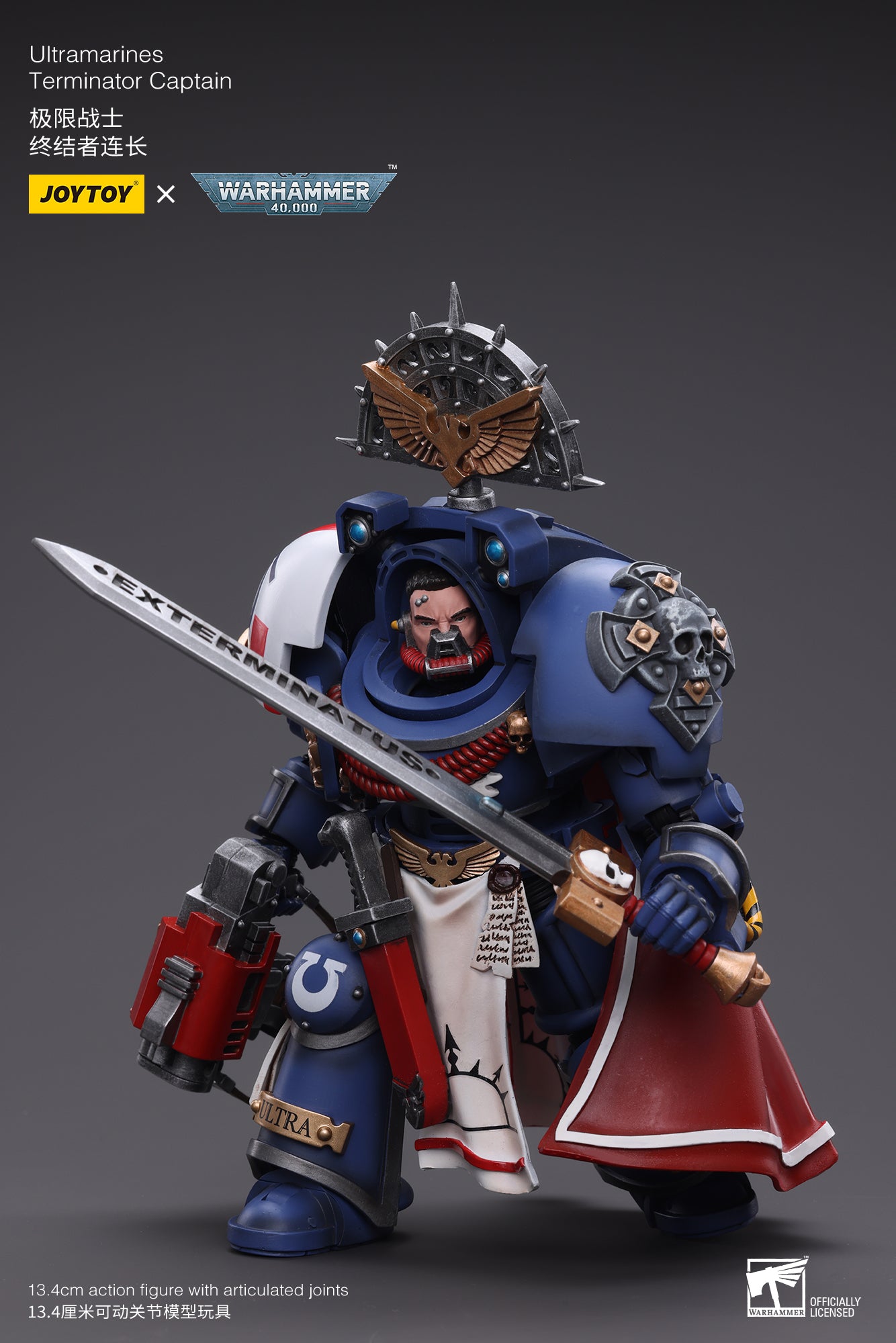 (Pre-Order) Warhammer 40K Ultramarines Terminator Captain