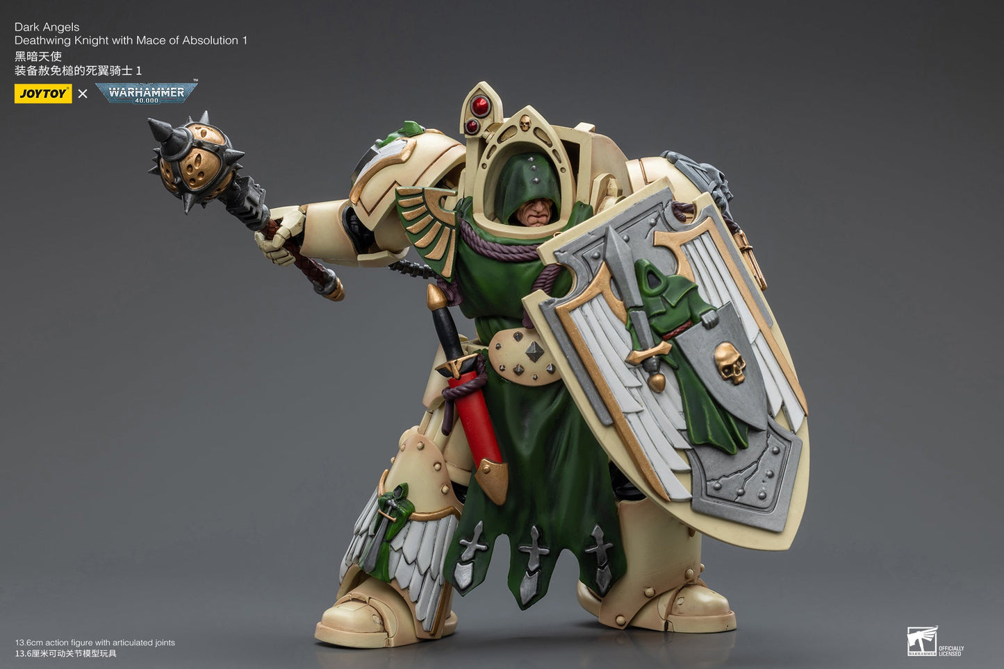 (Pre-Order) Warhammer 40K Dark Angels Deathwing Knight with Mace of Absolution 1 (In Stock)