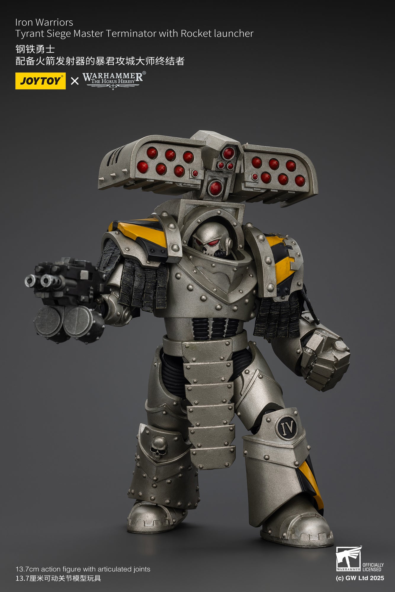 (Pre-Order) Warhammer The Horus Heresy lron Warriors Tyrant Siege Master Terminator with Rocket launcher