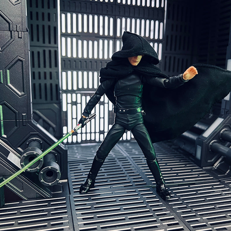 Custom 1/12 Clothing Accessories for S.H.Figuarts SHF Star Wars Luke Cloak 1/12