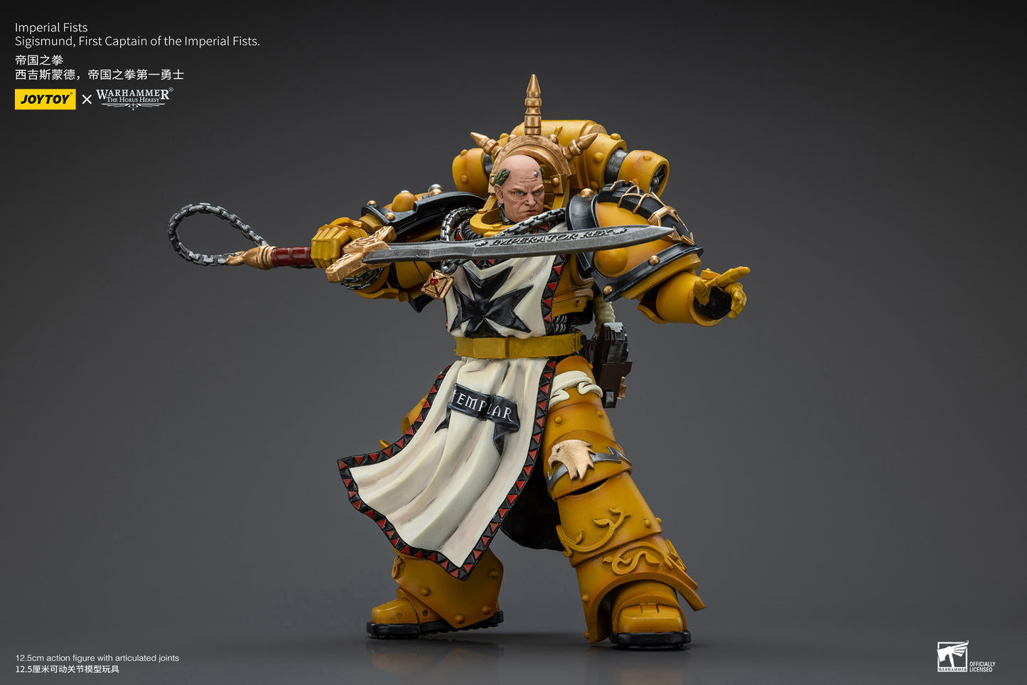 (Pre-Order) Warhammer The Horus Heresy Imperial Fists Sigismund, First Captain of the Imperial Fists