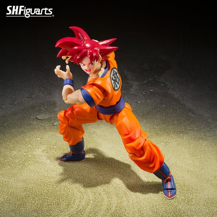S.H.Figuarts Super Saiyan God Goku (Saiyan God Instilled With the Light of Righteous Hearts) Action Figure (In Stock)