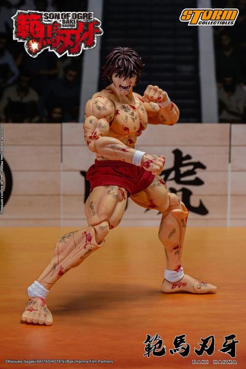 Storm Collectibles Baki Hanma (Battle Damaged Ver.) 1/12 Scale Limited Edition Action Figure (In Stock)