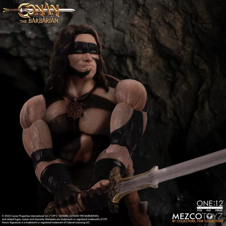 (Pre-Order) Mezco Conan the Barbarian (1982) One:12 Collective Conan (War Paint Edition) Action Figure