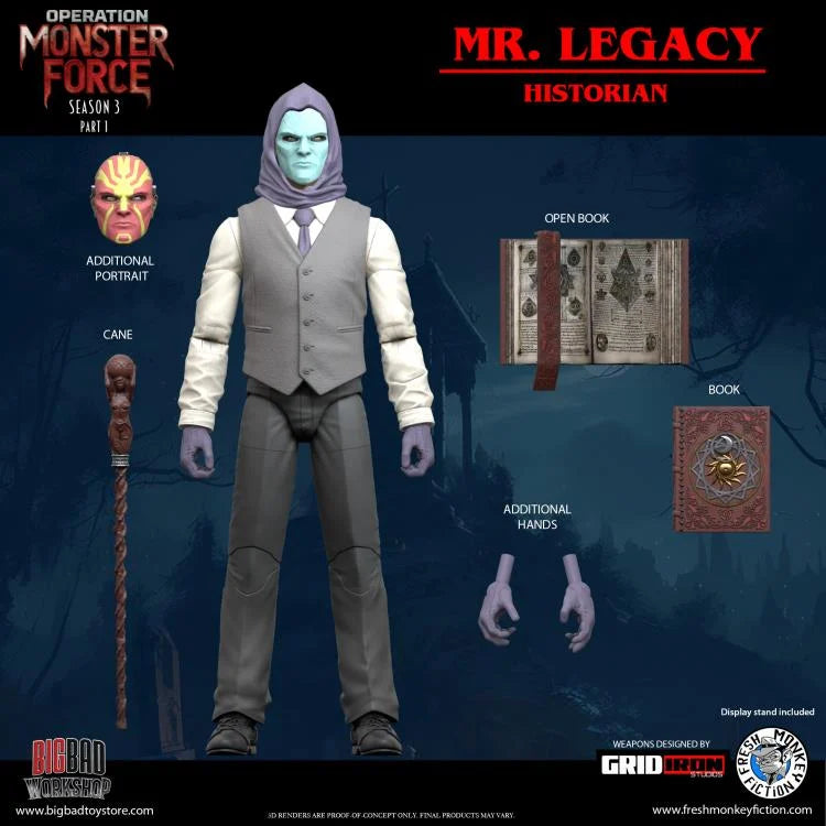 (Pre-Order) Operation: Monster Force Season 03 (Part 1) Mr. Legacy 1/12 Scale Action Figure