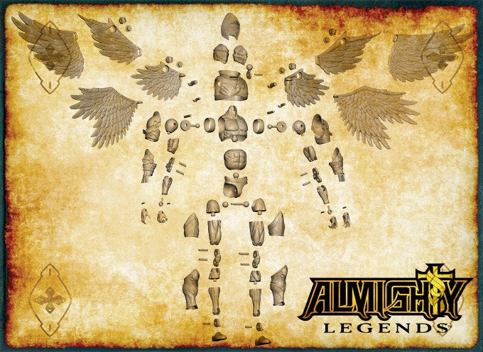 (Pre-Order) Almighty Legends Azrael 1/12 Scale Action Figure