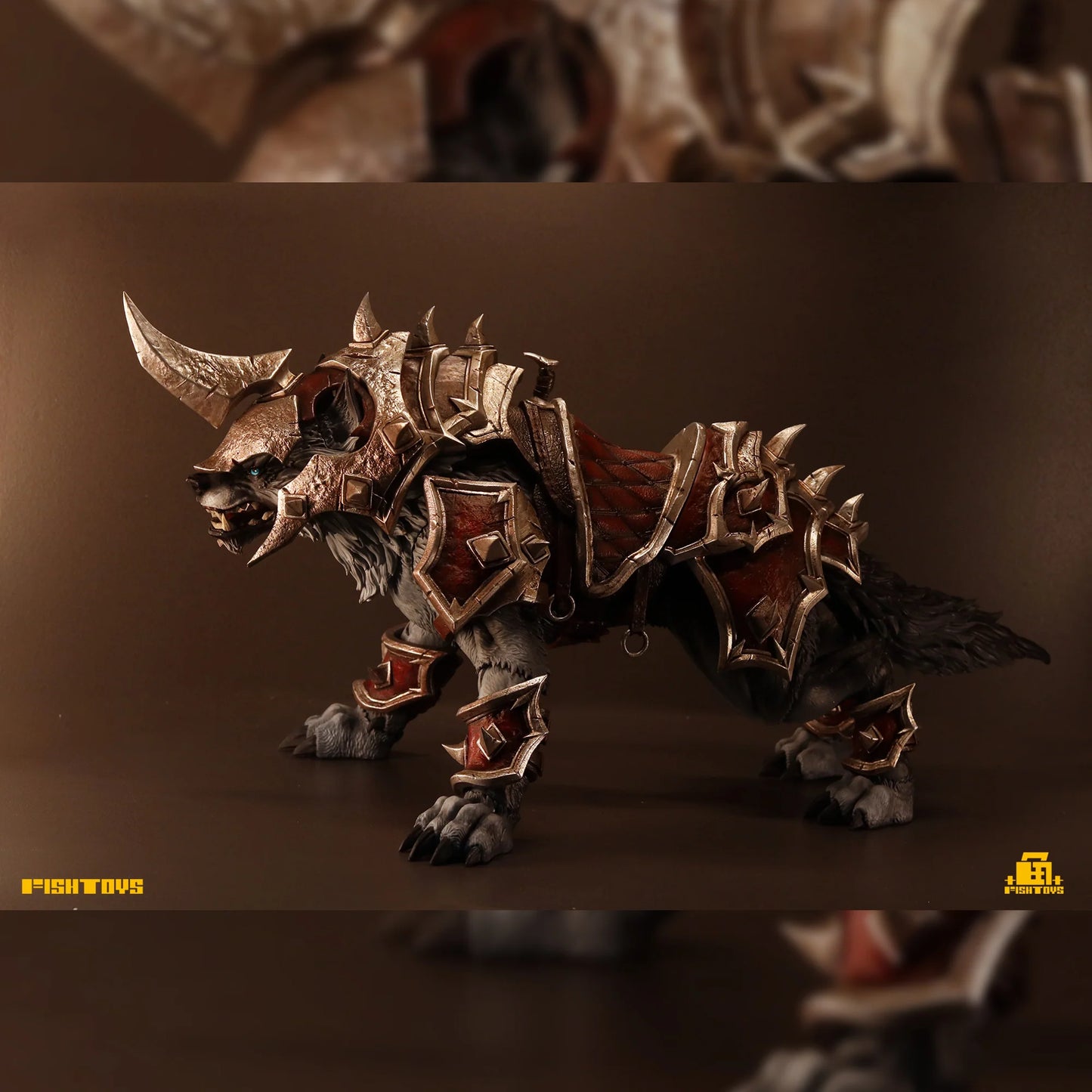 Fish Toys D20 1/12 Unicorn Glory Wolf Mount For 1/12 7in - 9in figures (In Stock)