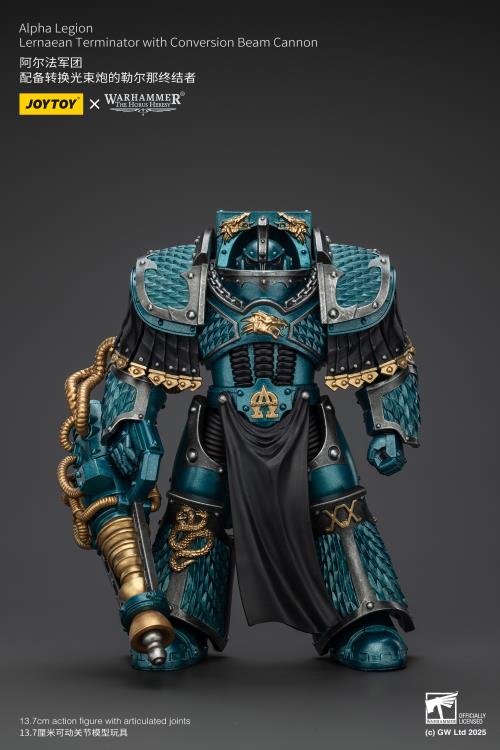 Warhammer The Horus Heresy Alpha Legion Lernaean Terminator with Conversion Beam Cannon