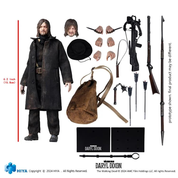 (Pre-Order) The Walking Dead Exquisite Super Daryl Dixon 1/12 Scale PX Exclusive Action Figure