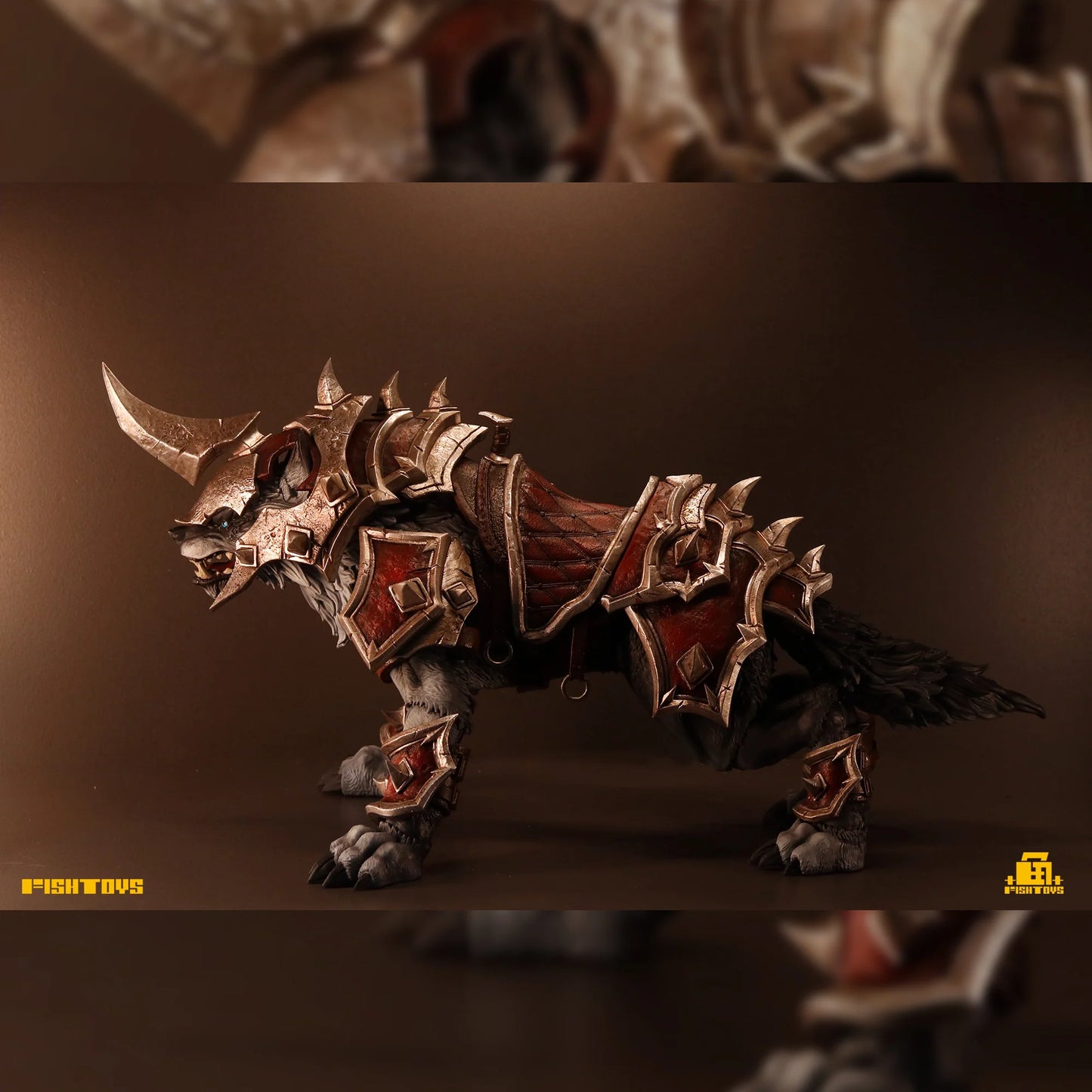 Fish Toys D20 1/12 Unicorn Glory Wolf Mount For 1/12 7in - 9in figures (In Stock)
