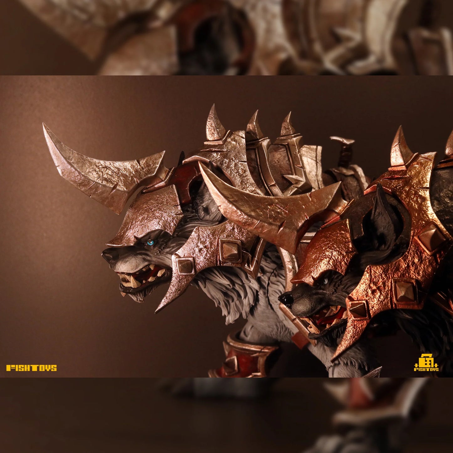 Fish Toys D20 1/12 Unicorn Glory Wolf Mount For 1/12 7in - 9in figures (In Stock)
