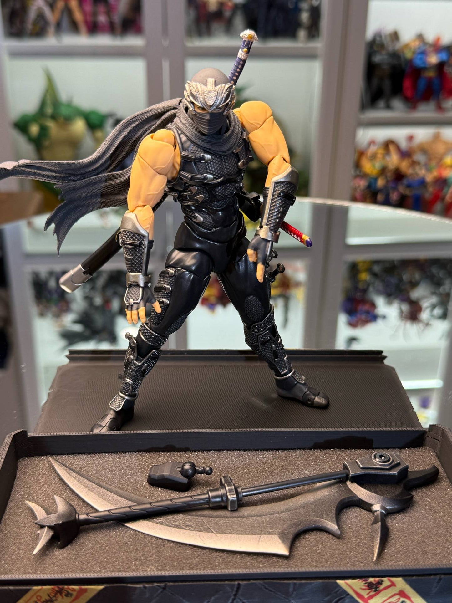 Custom 1/12 Weapons Scythe for Revoltech Ryu Hayabusa