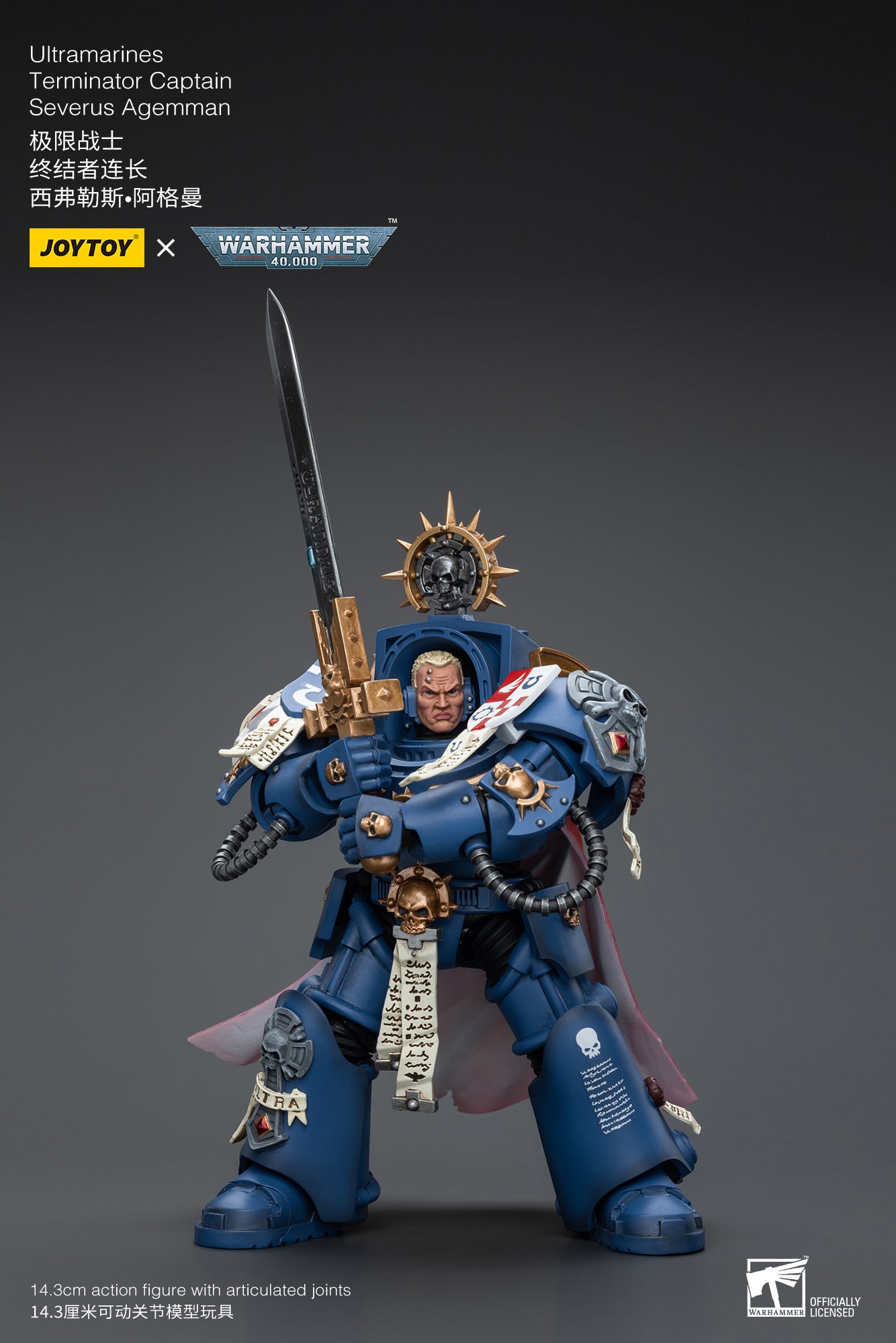 (Pre-Order) Warhammer 40k Ultramarines Terminator Captain Severus Agemman