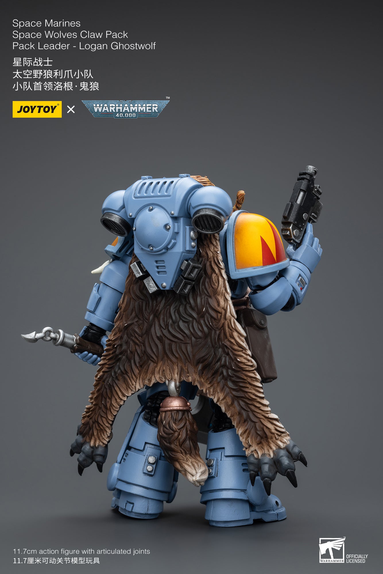 (Pre-Order) Warhammer 40k Space Marines Space Wolves Claw Pack Pack Leader -Logan Ghostwolf - Reissue