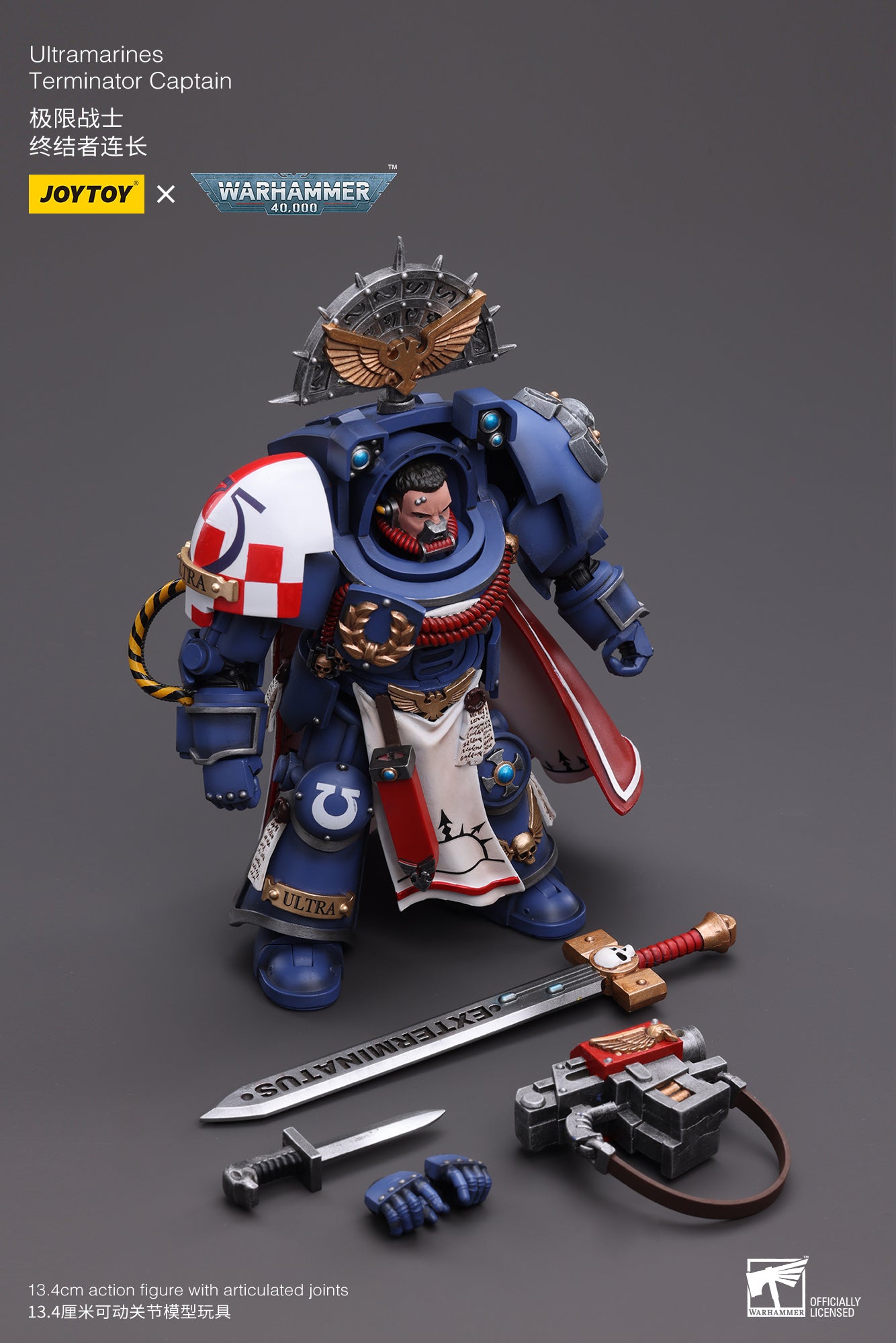 (Pre-Order) Warhammer 40K Ultramarines Terminator Captain