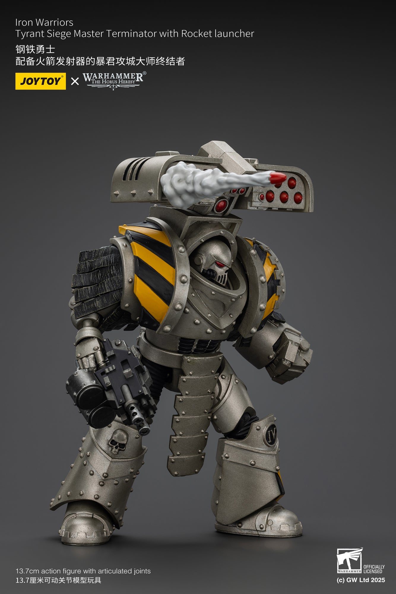 (Pre-Order) Warhammer The Horus Heresy lron Warriors Tyrant Siege Master Terminator with Rocket launcher