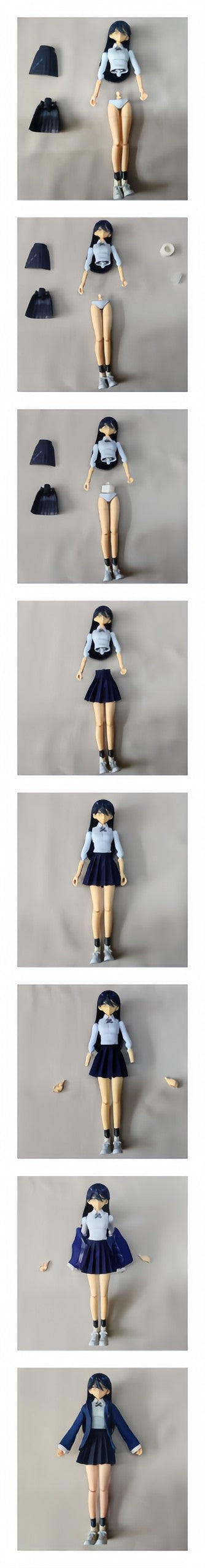 Custom 1/12 Clothing Accessories Clothes for S.H.Figuarts Nyaan