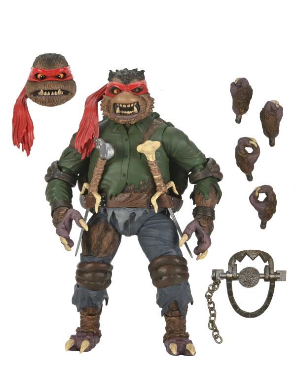 Neca Universal Monsters x Teenage Mutant Ninja Turtles Ultimate Raphael as Wolfman (In Stock)