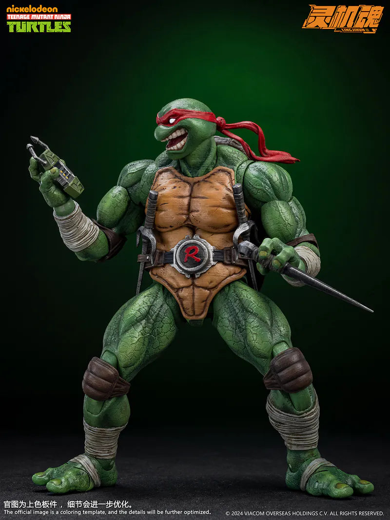 (Pre-Order) LINGJIHUN 1/12 TMNT Raphael Action Figure