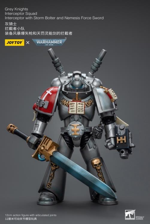 (Pre-Order) Warhammer 40K Grey Knights Interceptor Squad Interceptor with Storm Bolter and Nemesis Force Sword