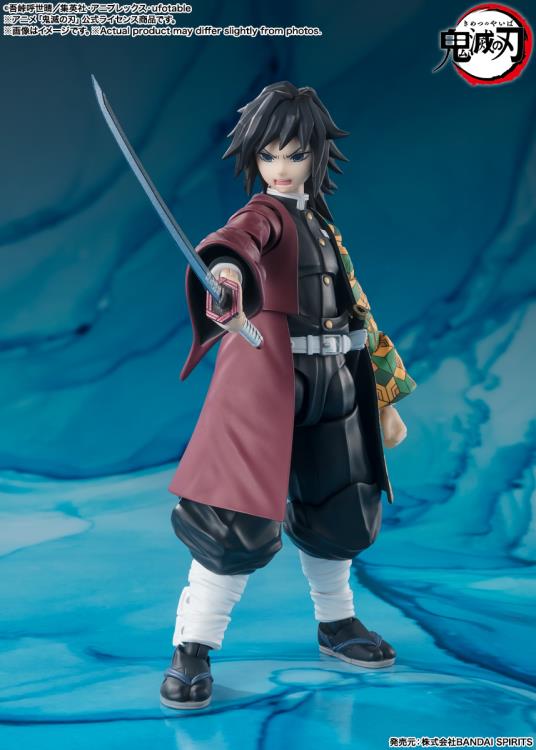 Demon Slayer: Kimetsu no Yaiba S.H.Figuarts Giyu Tomioka Action Figure (In Stock)