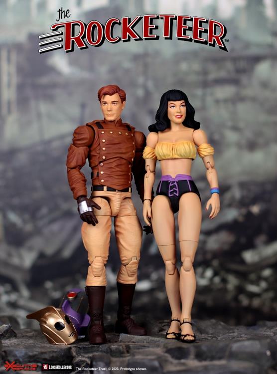 EXECUTIVE REPLICAS The Rocketeer & Betty Deluxe 1/12 Scale Figure