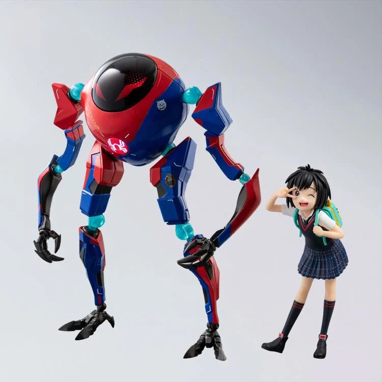 (Pre-Order) SENTINEL Spider-Man: Into the Spider-Verse SV-Action Peni Parker & SP//dr Action Figure Set (Reissue)