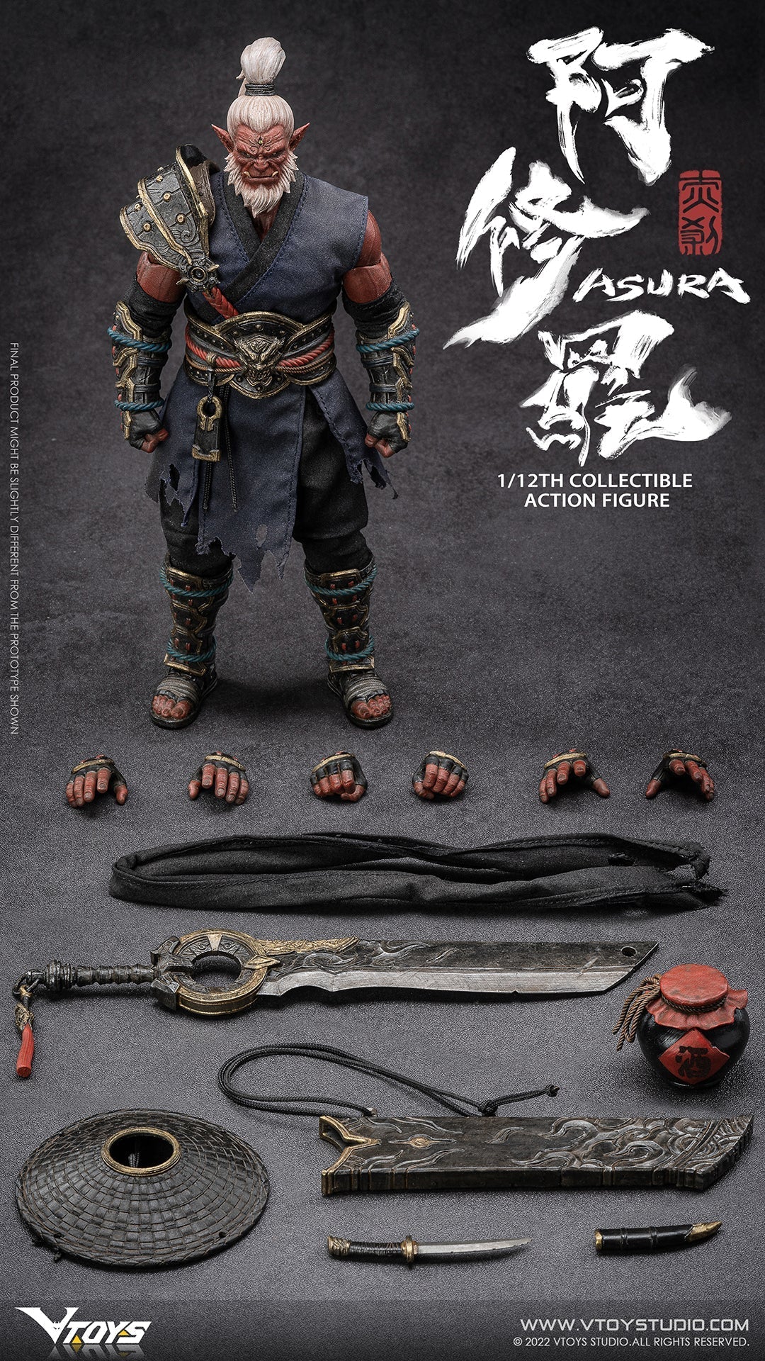 VTOYS Asura Red Demon 1/12 Action Figure (In Stock)