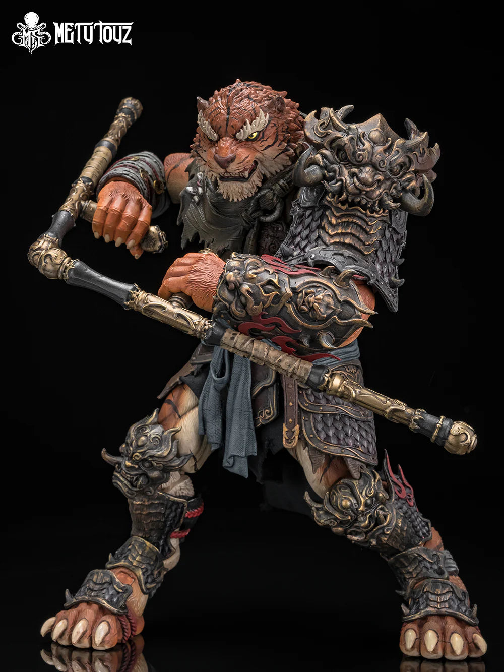 (Pre-Order) Mety toyz Adventurer's World Tiger Vanguard JinshanJun 1/10 9.5 inches Action Figure