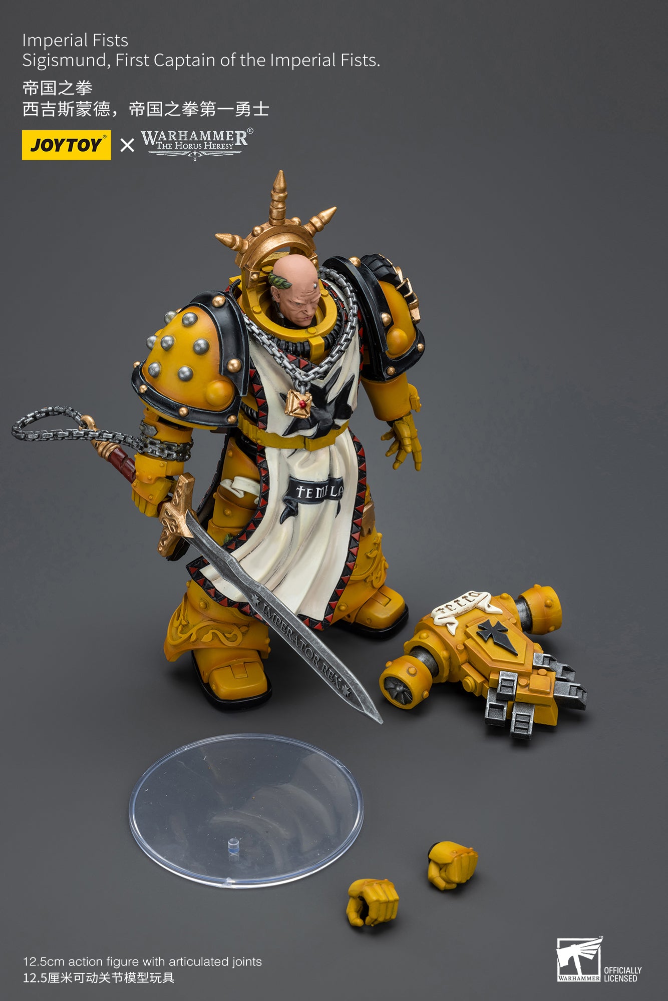 (Pre-Order) Warhammer The Horus Heresy Imperial Fists Sigismund, First Captain of the Imperial Fists