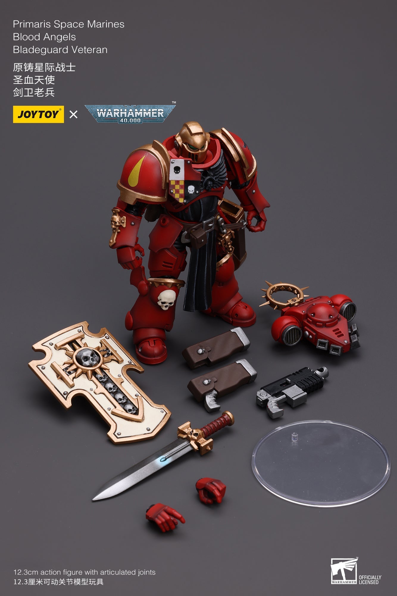 Warhammer 40K Primaris Space Marines Blood Angels Bladeguard Veteran (In Stock)
