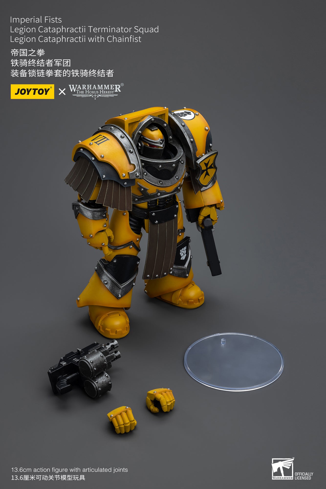 Warhammer The Horus Heresy Imperial Fists Legion Cataphractii Terminator Squad Legion Cataphractii with Chainfist (In Stock)