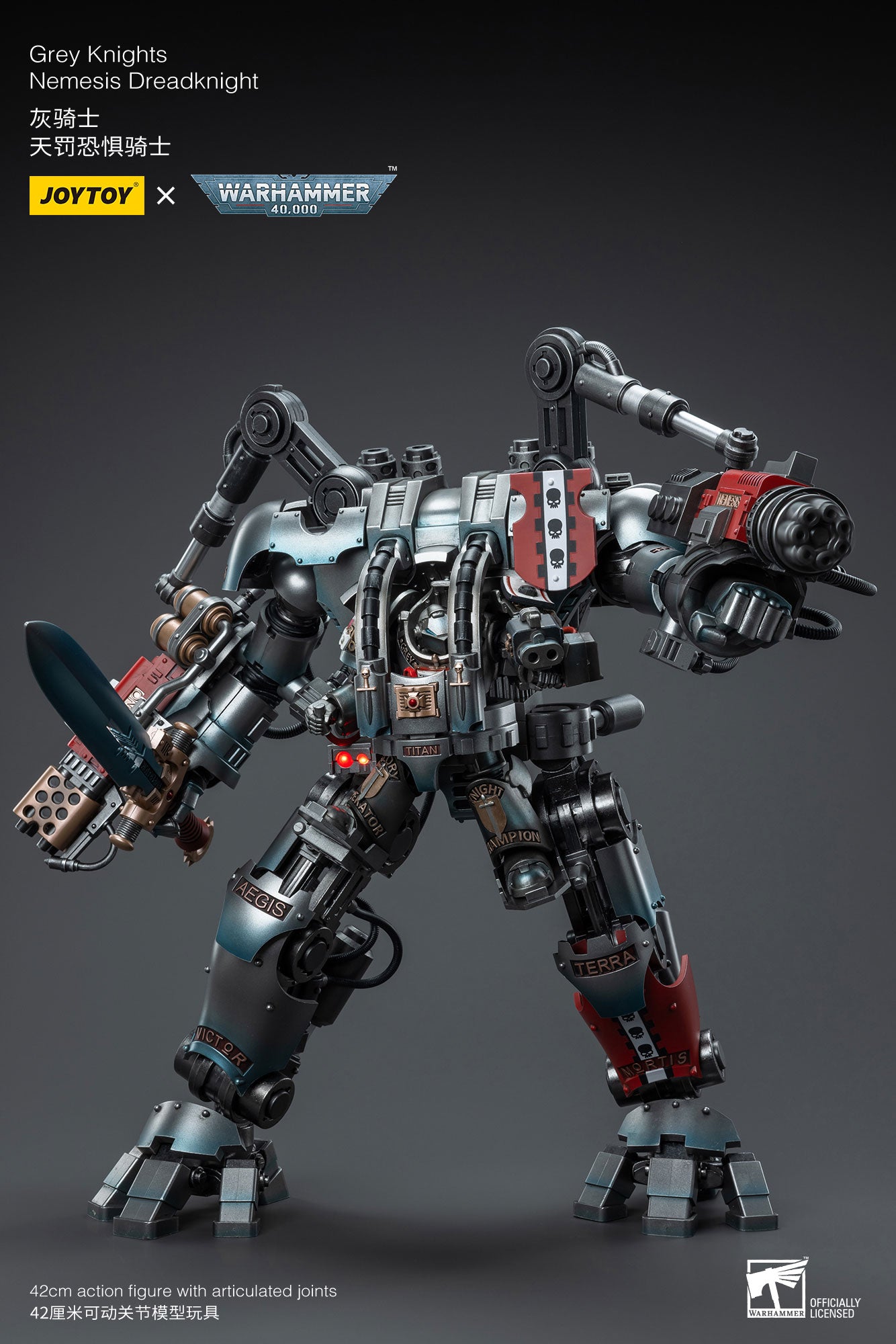 (Pre-Order) Warhammer 40K Grey Knights Nemesis Dreadknight (Including driver figures)