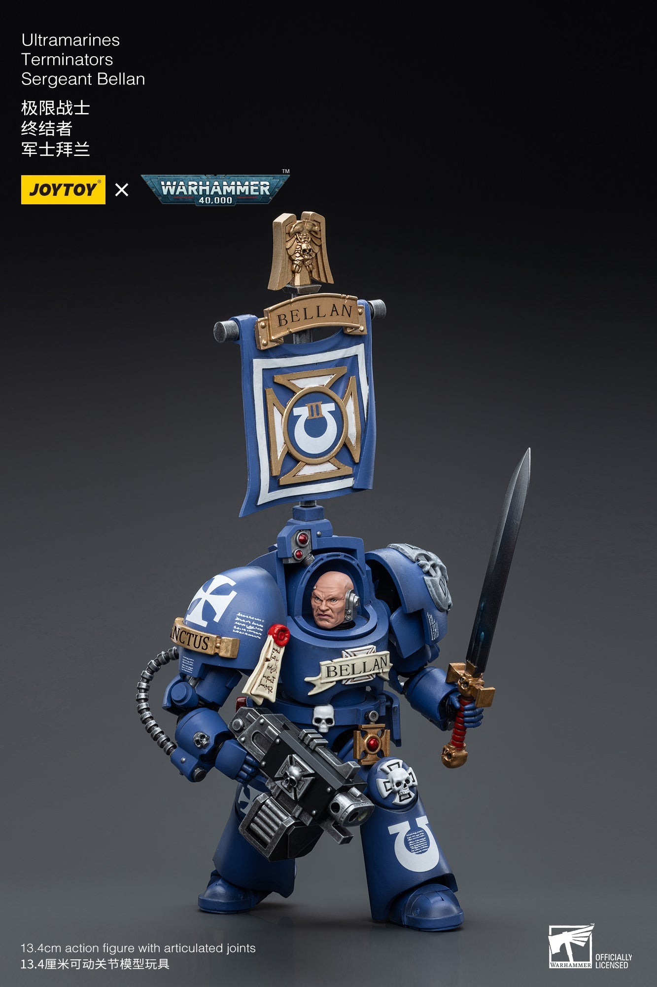 Warhammer 40K Ultramarines Terminators Sergeant Bellan (In Stock)