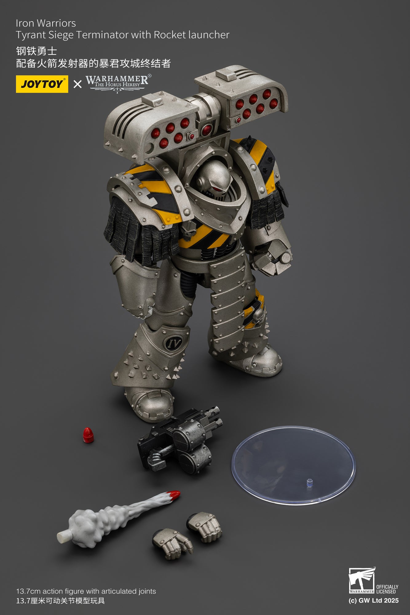 (Pre-Order) Warhammer The Horus Heresy lron Warriors Tyrant Siege Terminator with Rocket launcher