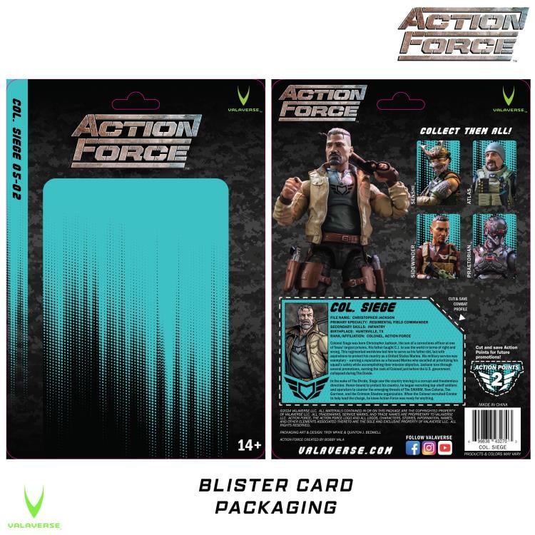 (Pre-Order) Action Force Col. Siege 1/12 Scale Action Figure - Series 5